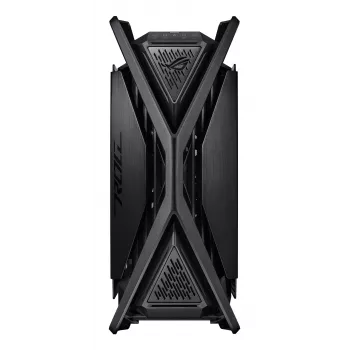 Obudowa PC ASUS ROG Hyperion GR701 BTF Edition Tower — czarna, szkło hartowane, obsługa E-ATX/ATX/microATX, GPU 46 cm, chłodnica górna 420 mm