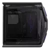 Obudowa PC ASUS ROG Hyperion GR701 BTF Edition Tower — czarna, szkło hartowane, obsługa E-ATX/ATX/microATX, GPU 46 cm, chłodnica górna 420 mm