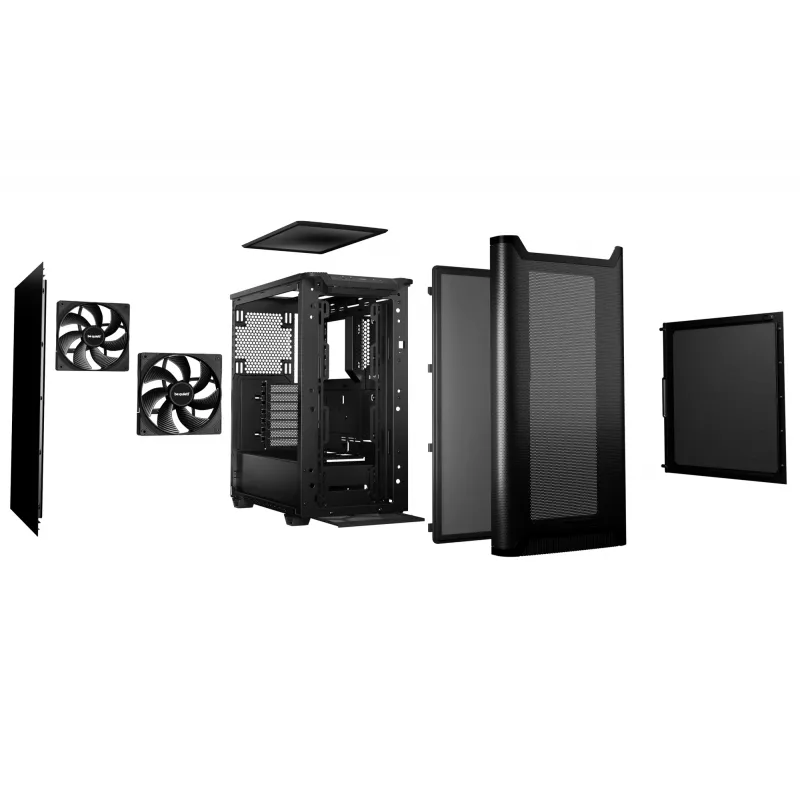 Obudowa PC be quiet! PURE BASE 501 Airflow Midi Tower Czarna