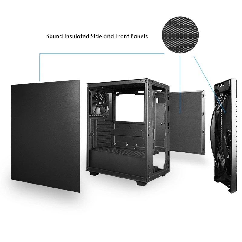 Obudowa PC CHIEFTEC AS-01B-OP Full Tower ATX, obsługuje GPU do 320 mm, wysokość chłodzenia CPU 170 mm, 2×3,5 cala + 2×2,5 cala zatoki, USB 3.2 Gen1