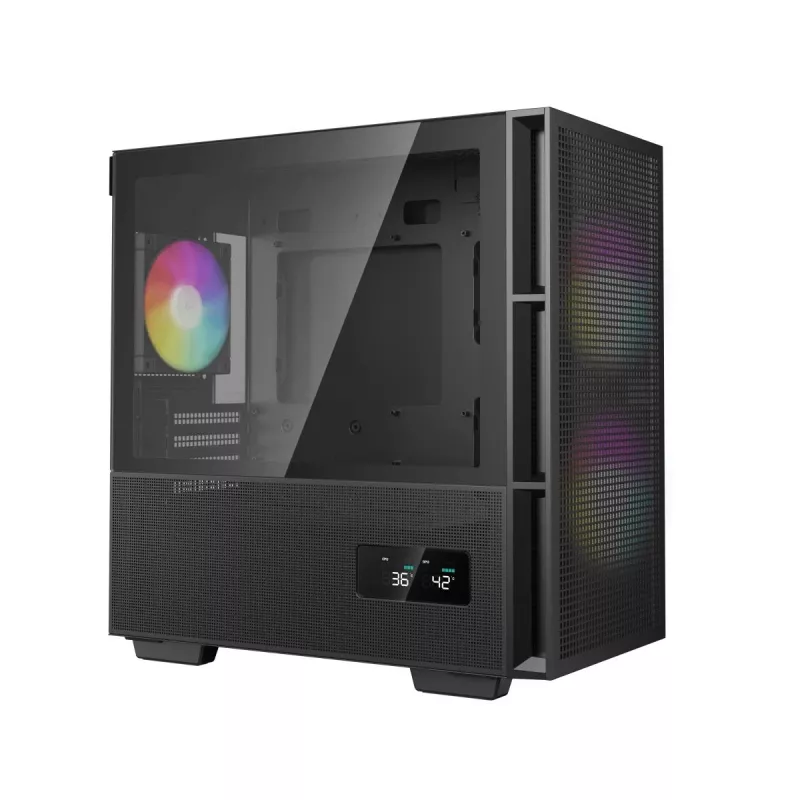 DEEPCOOL Ch360 Digital Micro Tower Case - Czarny