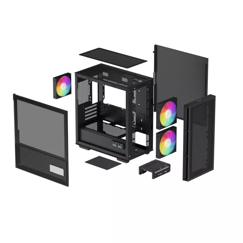 DEEPCOOL Ch360 Digital Micro Tower Case - Czarny