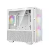 DeepCool CH360 obudowa komputerowa Micro-ATX, szkło hartowane, bez zasilacza, biała