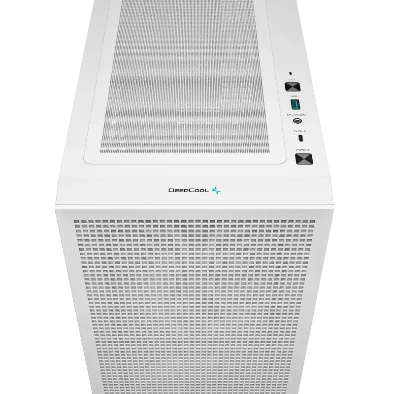 DeepCool CH360 obudowa komputerowa Micro-ATX, szkło hartowane, bez zasilacza, biała