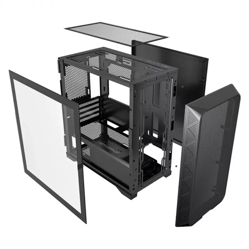 Obudowa komputerowa Gembird CCC-FC-MK200 ATX, czarna