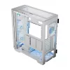 Obudowa PC MODECOM HORIZON FLOW MIDI biały — Midi-Tower, ARGB, hartowane szkło, micro ATX, USB-C, 3x140mm przód, 1x140mm tył, GPU do 400 mm, wysokość chłodzenia CPU 172 mm