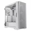 Obudowa PC MODECOM HORIZON FLOW MIDI biały — Midi-Tower, ARGB, hartowane szkło, micro ATX, USB-C, 3x140mm przód, 1x140mm tył, GPU do 400 mm, wysokość chłodzenia CPU 172 mm