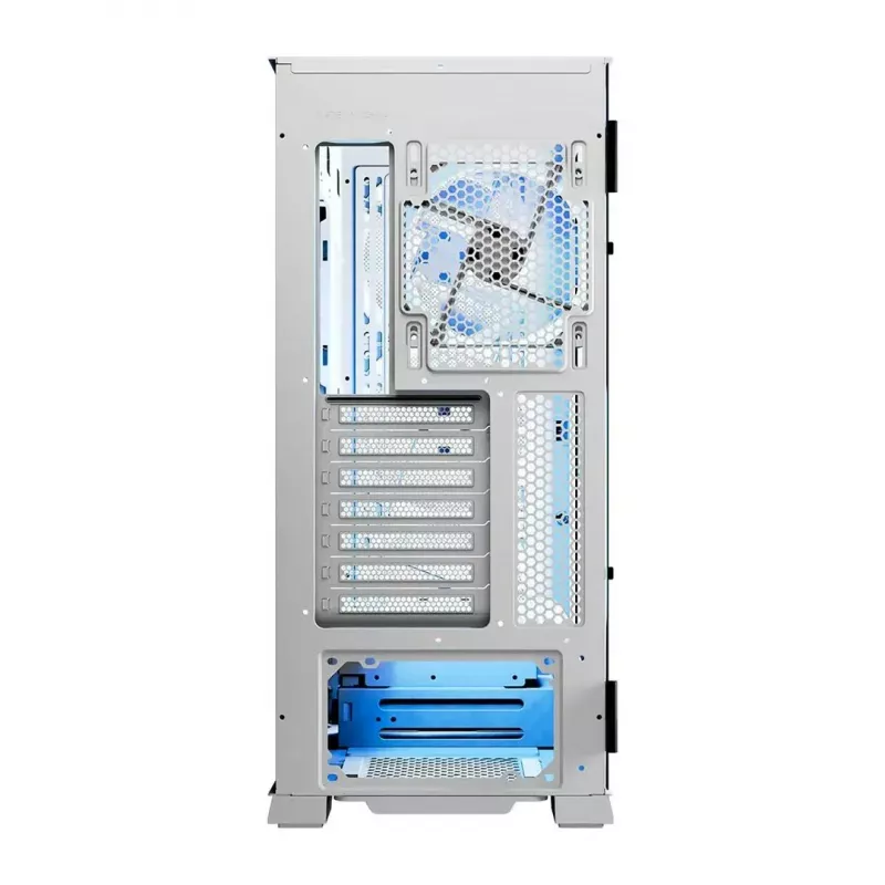 Obudowa PC MODECOM HORIZON FLOW MIDI biały — Midi-Tower, ARGB, hartowane szkło, micro ATX, USB-C, 3x140mm przód, 1x140mm tył, GPU do 400 mm, wysokość chłodzenia CPU 172 mm