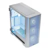 Obudowa PC MODECOM HORIZON FLOW MIDI biały — Midi-Tower, ARGB, hartowane szkło, micro ATX, USB-C, 3x140mm przód, 1x140mm tył, GPU do 400 mm, wysokość chłodzenia CPU 172 mm