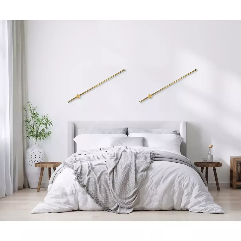 Lampa ścienna LED ActiveJet AJE-HILTON Patyna Złota 13W 3000K 555lm 900mm Wewnętrzna CRI80