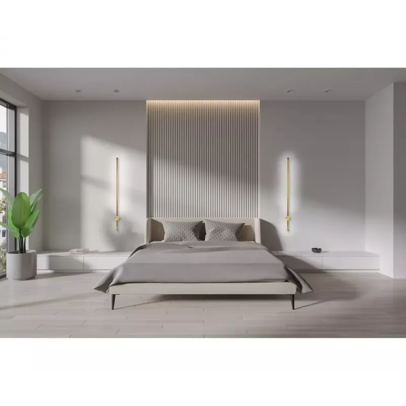 Lampa ścienna LED ActiveJet AJE-HILTON Patyna Złota 13W 3000K 555lm 900mm Wewnętrzna CRI80
