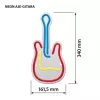 Lampa neonowa LED ActiveJet AJE-NEON GUITAR wielokolorowa USB 5V, 240×176×20 mm, montaż natynkowy
