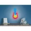 Lampa neonowa LED ActiveJet AJE-NEON GUITAR wielokolorowa USB 5V, 240×176×20 mm, montaż natynkowy