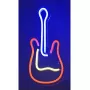 Lampa neonowa LED ActiveJet AJE-NEON GUITAR wielokolorowa USB 5V, 240×176×20 mm, montaż natynkowy