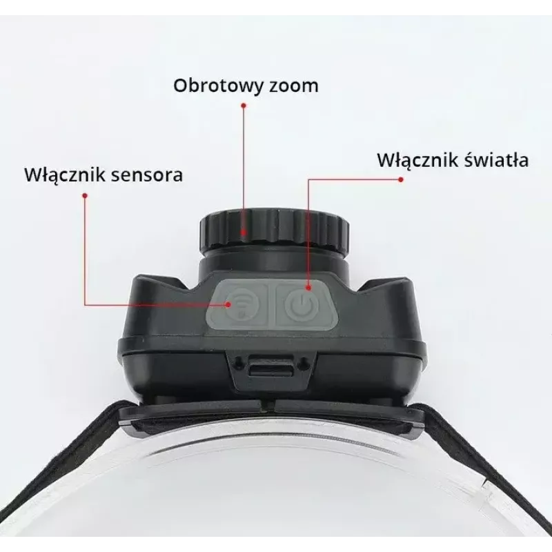 Latarka czołowa Libox LB0106 LED