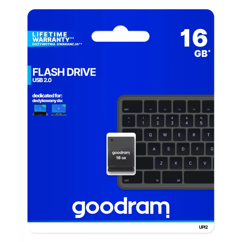 Goodram UPI2 pendrive 16 GB USB typu A 2.0 czarny