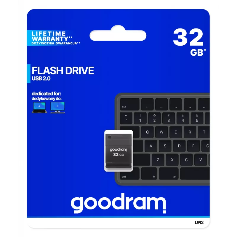 Pamięć USB Goodram UPI2 32 GB USB Typ-A 2.0 Czarna