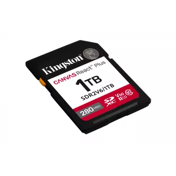 Kingston Technology 1TB Canvas React Plus SDXC UHS-II 280R/150W U3 V60 do Full HD/4K