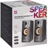 Przewodowy głośnik stacjonarny DEFENDER Aurora S8 — 2.0, 8 W RMS, zasilanie USB, 3,5 mm, czarny
