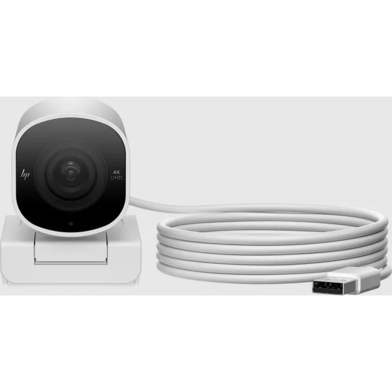 HP 960 4K Streaming Webcam, 8 MP, 3840 x 2160 pikseli, 4K Ultra HD, 30 fps, 5x, Dom