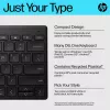 Klawiatura Bluetooth HP 350 Compact Multi-Device, bezprzewodowa, Bluetooth, mechaniczna, QWERTY, czarna