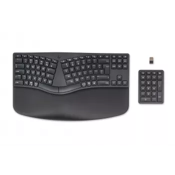 Klawiatura bezprzewodowa ergonomiczna HP 960, pełnowymiarowa (100%), bezprzewodowa, RF + Bluetooth, membranowa, QWERTY, czarna