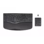 Klawiatura bezprzewodowa ergonomiczna HP 960, pełnowymiarowa (100%), bezprzewodowa, RF + Bluetooth, membranowa, QWERTY, czarna