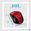 HP Wireless mysz 220 (Sunset czerwony)