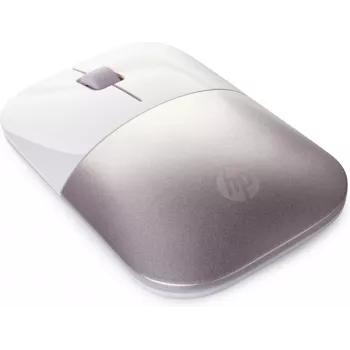 HP Wireless mysz Z3700 - Biały/Różowy, Symetryczna, RF Wireless, 1200 DPI, Różowy, Biały