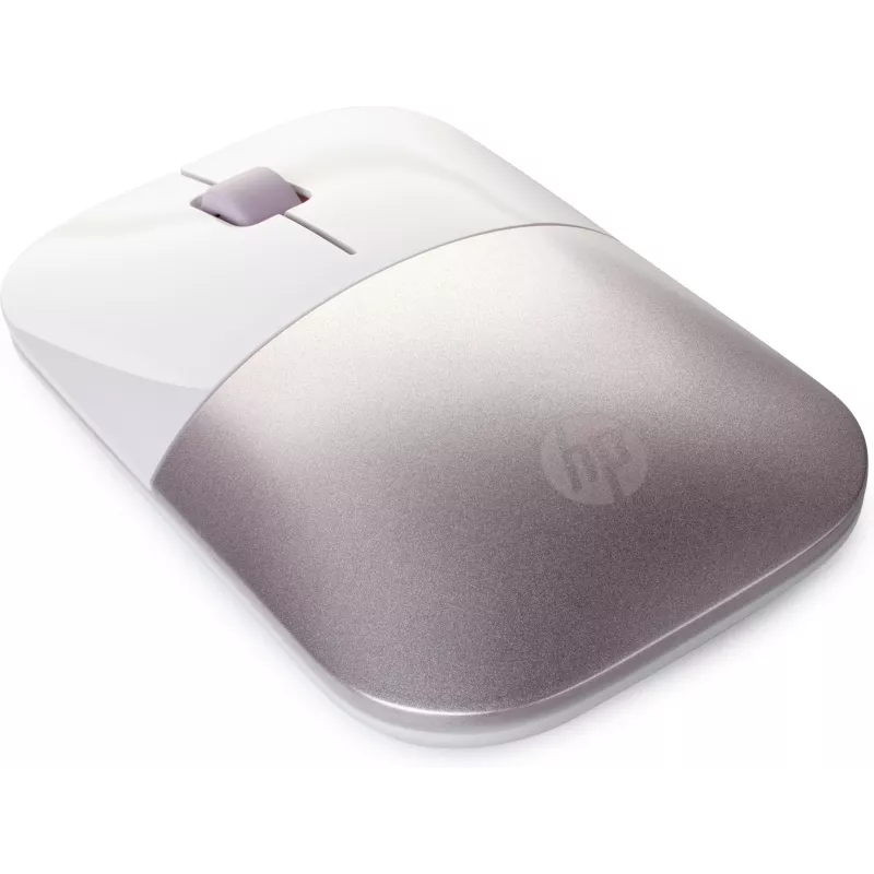 HP Wireless mysz Z3700 - Biały/Różowy, Symetryczna, RF Wireless, 1200 DPI, Różowy, Biały