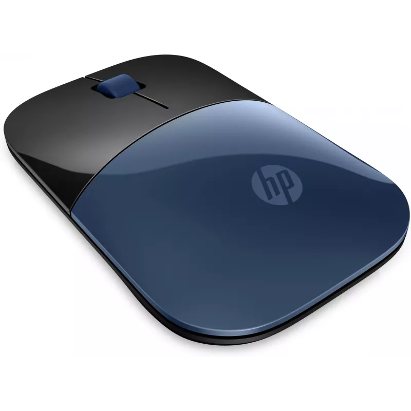 Mysz bezprzewodowa HP Z3700, symetryczna, niebieska dioda LED, RF Wireless, 1200 DPI, czarno-niebieska