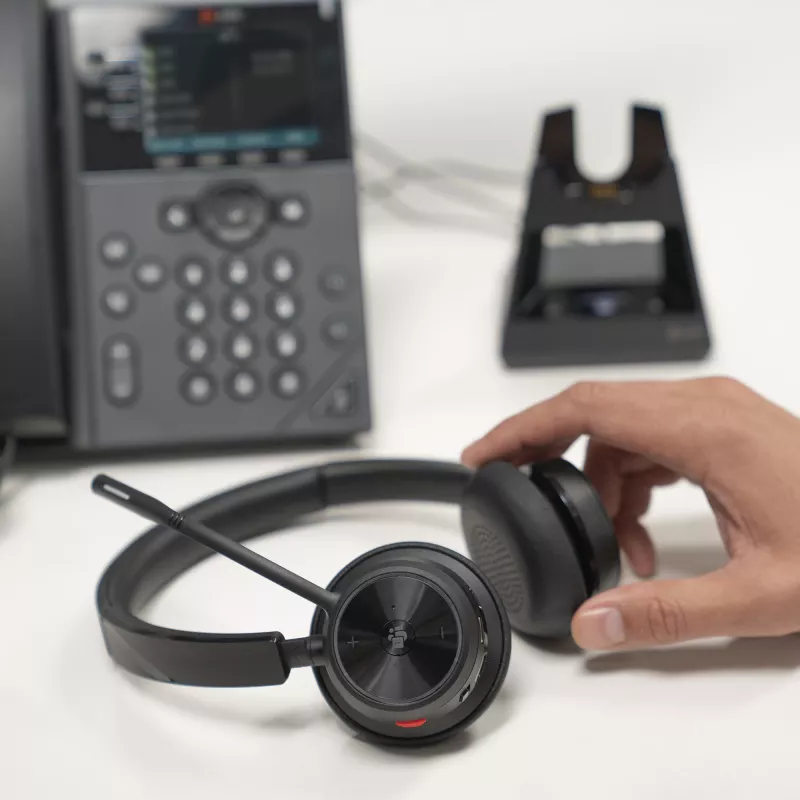 HP Poly Voyager 4320-M + kabel USB-A na USB-C + klucz BT700, bezprzewodowy, biuro/centrum telefoniczne, 20 - 20000 Hz, 162 g, słuchawka, czarny