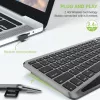 Techly ICTB9801TB klawiatura uniwersalna RF Wireless + Bluetooth QWERTY US English Czarny