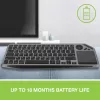 Techly ICTB9801TB klawiatura uniwersalna RF Wireless + Bluetooth QWERTY US English Czarny