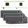 Techly ICTB9801TB klawiatura uniwersalna RF Wireless + Bluetooth QWERTY US English Czarny
