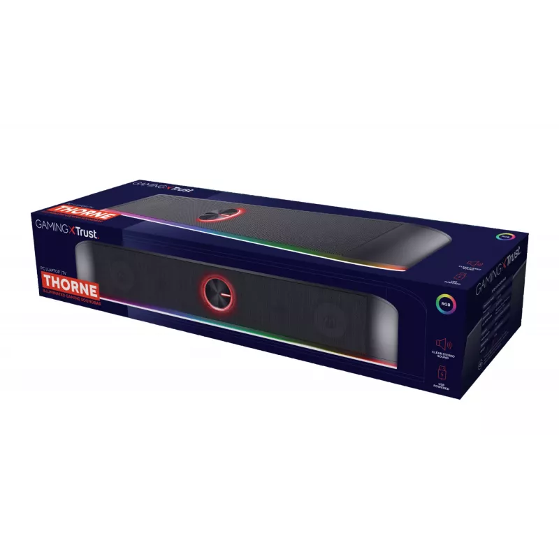 Trust GXT 619 Thorne Czarny 2.0 kanały 6 W