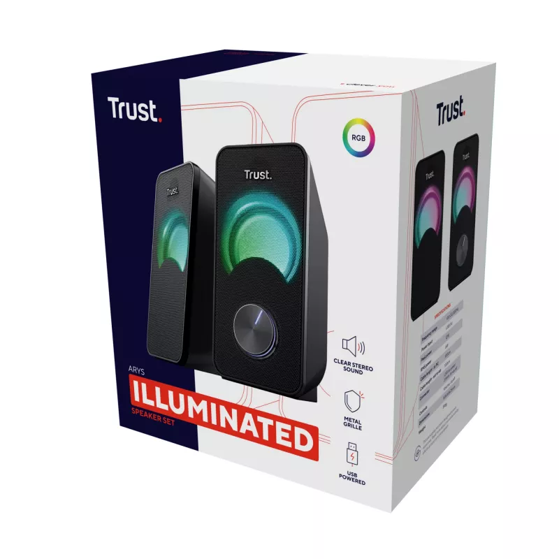 Trust Arys Czarny Wired 6 W