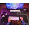 Trust RGB podświetlany soundbar GXT 619W Thorne, 2.0 kanały, 6 W, 12 W, 6 W, 10000 Ω, 4 Ω