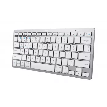 Trust 24651 klawiatura bezprzewodowa QWERTY US English, srebrna