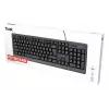 Klawiatura Trust 24639 biurowa USB bez US English czarna