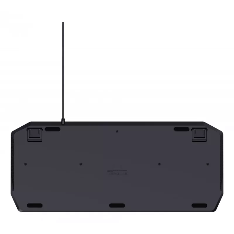 Przewodowa klawiatura gamingowa TRUST GXT 836 Evocx USB QWERTY US English, podświetlenie RGB, podpórka pod nadgarstki, 114 klawiszy, układ 110%