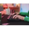 Przewodowa klawiatura gamingowa TRUST GXT 836 Evocx USB QWERTY US English, podświetlenie RGB, podpórka pod nadgarstki, 114 klawiszy, układ 110%