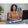 Trust Ody II klawiatura Mysz w zestawie Dom/Biuro RF Wireless QWERTY US English Biały