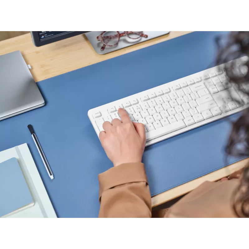 Trust Ody II klawiatura Mysz w zestawie Dom/Biuro RF Wireless QWERTY US English Biały
