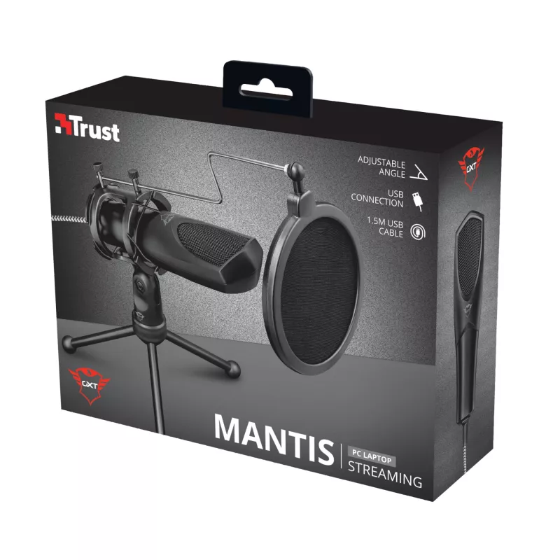 Mikrofon Trust GXT 232 Mantis Czarny PC