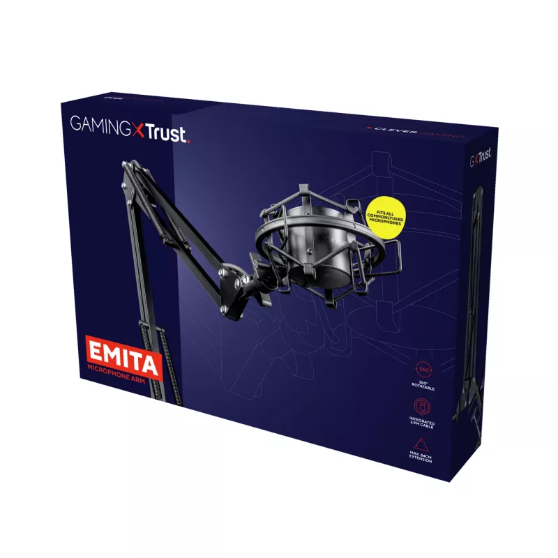 Mikrofonowy statyw do transmisji Trust GXT 253 Emita