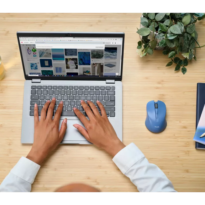 Trust Mydo mysz Office symetryczna RF Wireless Optyczna 1800 DPI