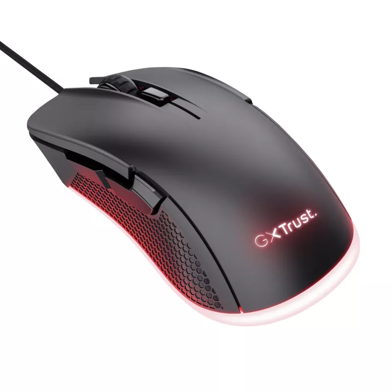 Mysz Trust GXT 922 YBAR dla graczy, dla praworęcznych, USB Type-A, optyczna, 7200 DPI