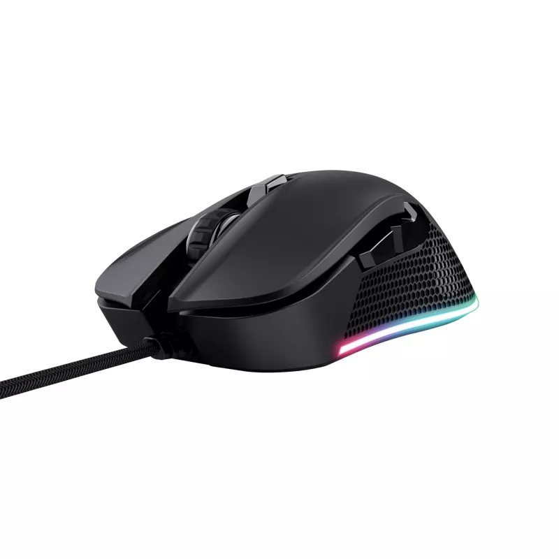 Mysz Trust GXT 922 YBAR dla graczy, dla praworęcznych, USB Type-A, optyczna, 7200 DPI