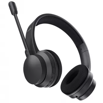 Zestaw słuchawkowy Trust Ayda przewodowy i bezprzewodowy pałąk na głowę rozmowy / muzyka USB-C Bluetooth czarny